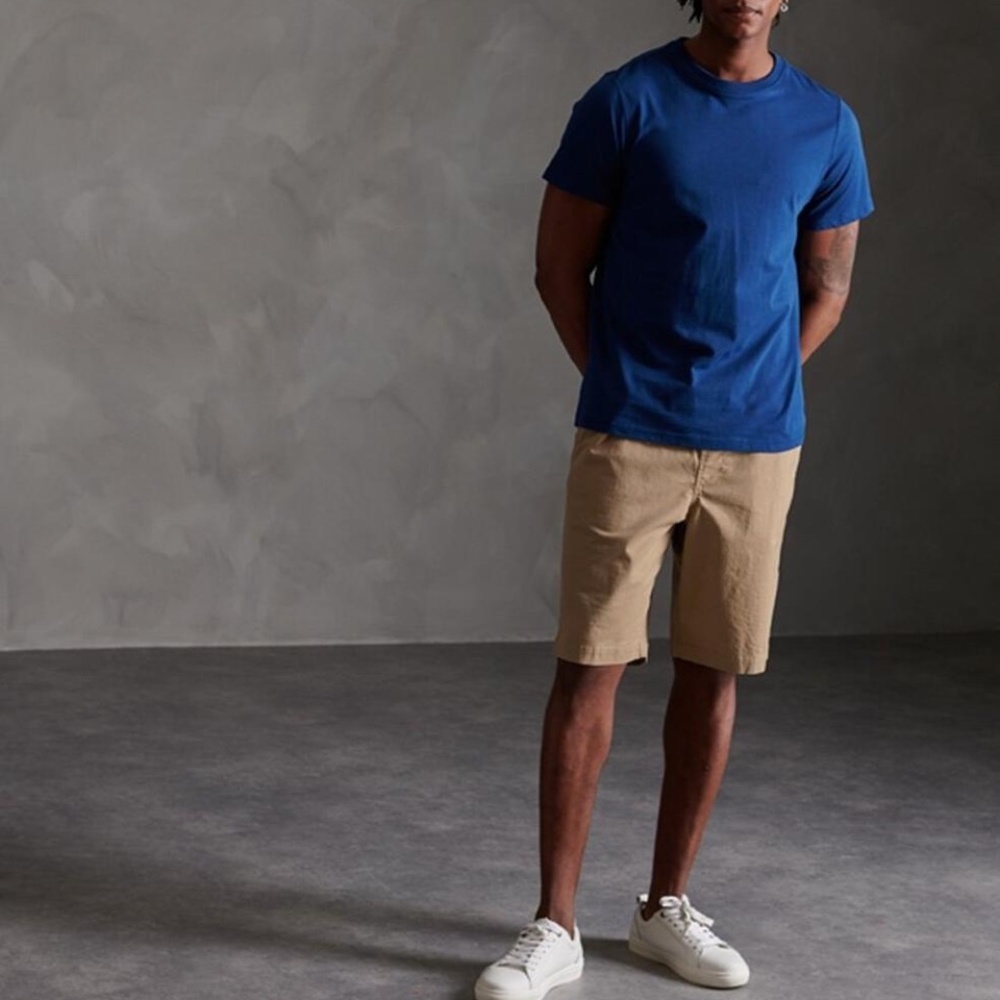 SuperDry World Wide Chino Shorts Grain Khaki